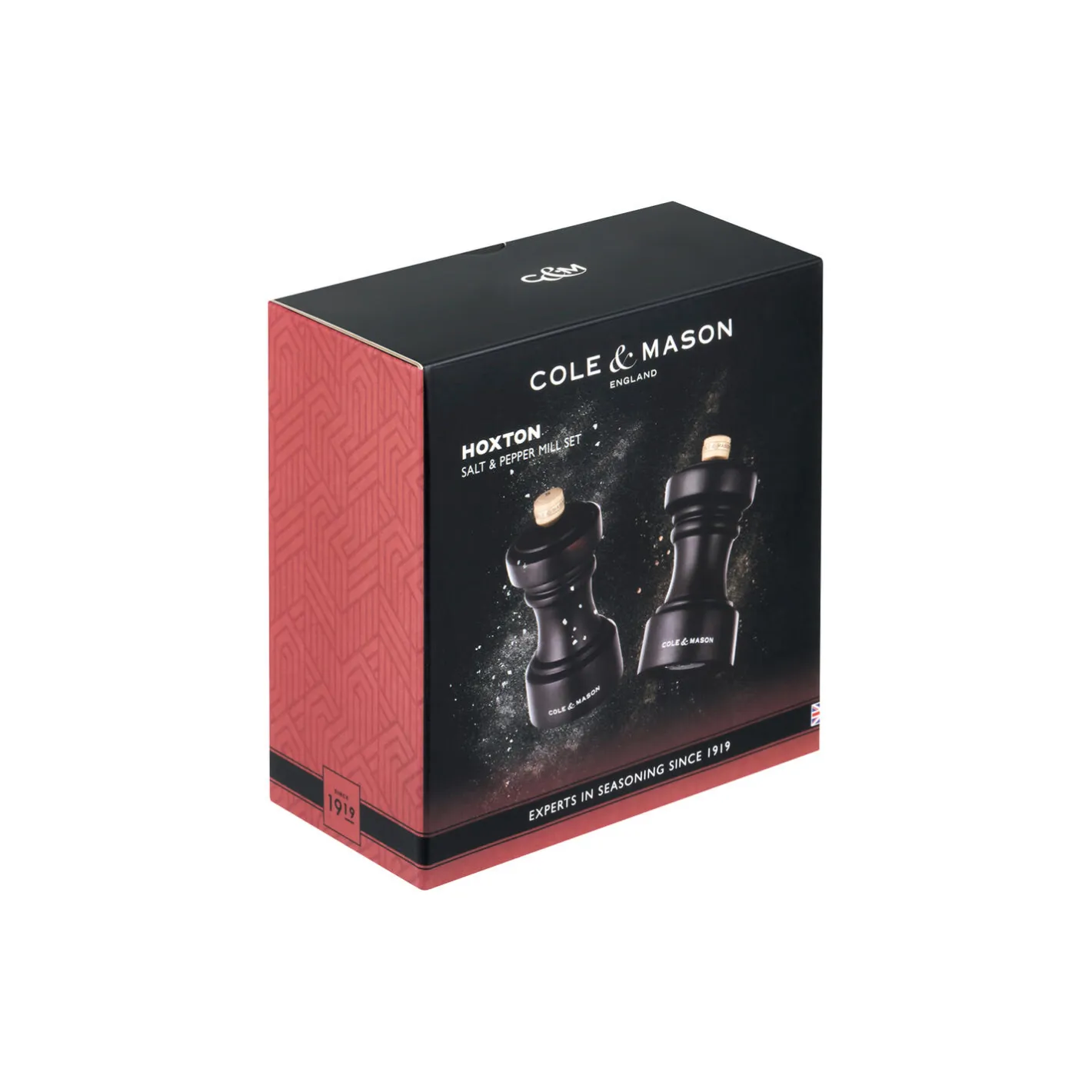 Discount Cole & Mason Hoxton Salt and pepper set, mørk brun