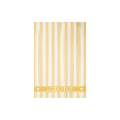 Discount Lexington Icons Cotton Twill Waffle Striped viskestykke, yellow/white