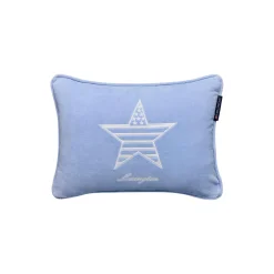 Online Lexington Icons Kids Organic Cotton Velvet Pillow, blue