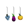 Iittala mini frugt & grøntsager 3 stk.> Figurer & Glaskunst