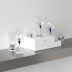 Discount Orrefors Intermezzo Blue martiniglas