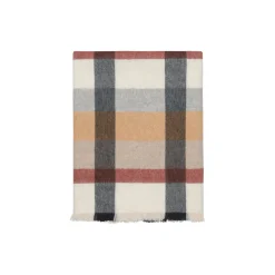 Hot ELVANG Intersection plaid, rusty red/white/grey