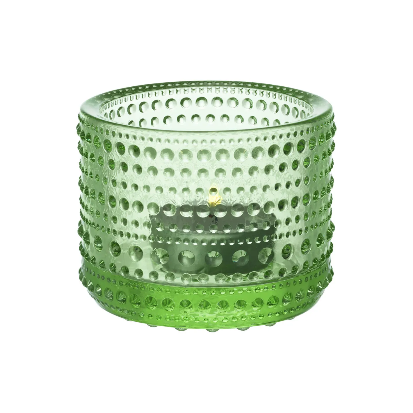 New Iittala Kastehelmi fyrfadsstage, apple green