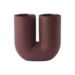 Discount Muuto Kink Vase, deep red