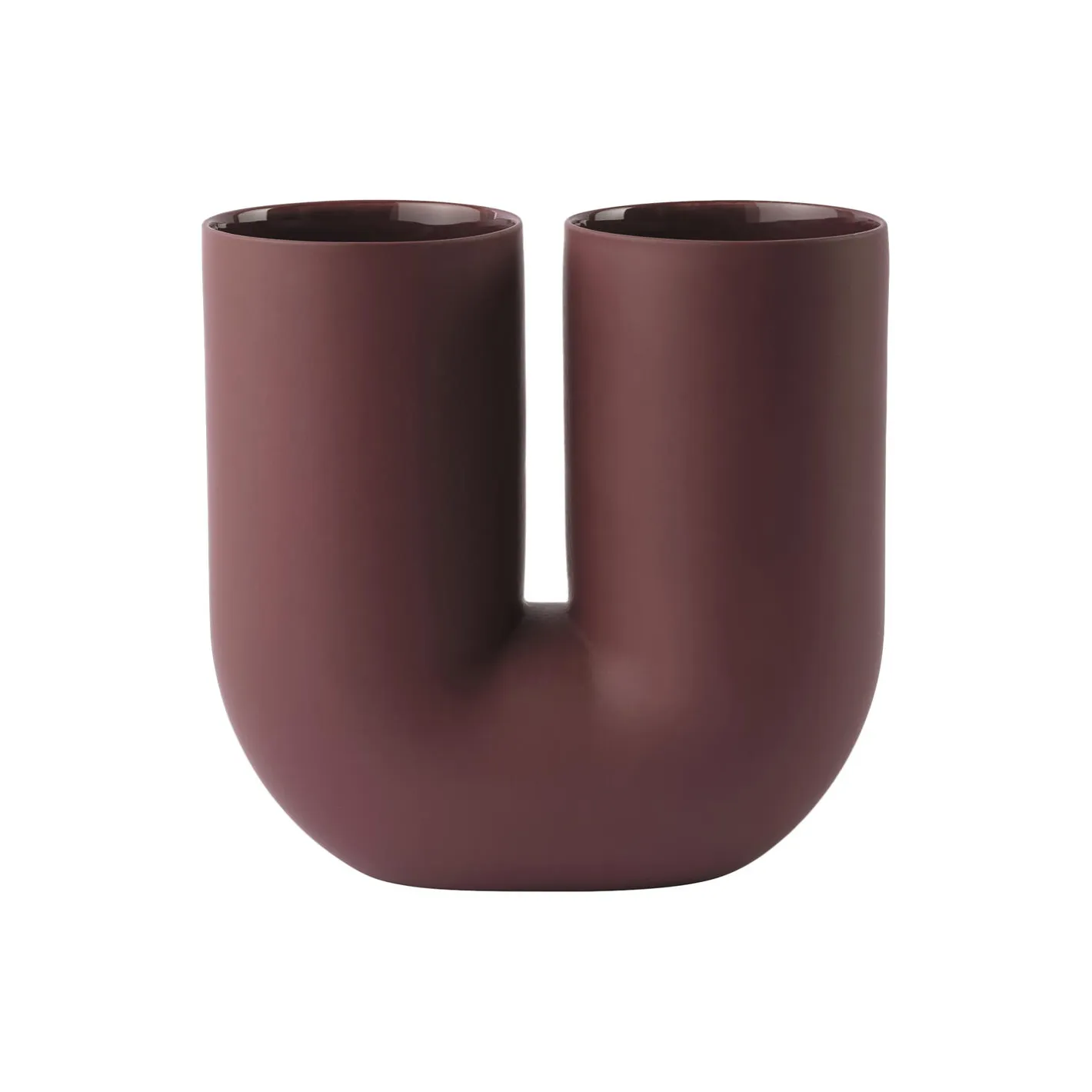 Discount Muuto Kink Vase, deep red
