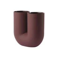Discount Muuto Kink Vase, deep red