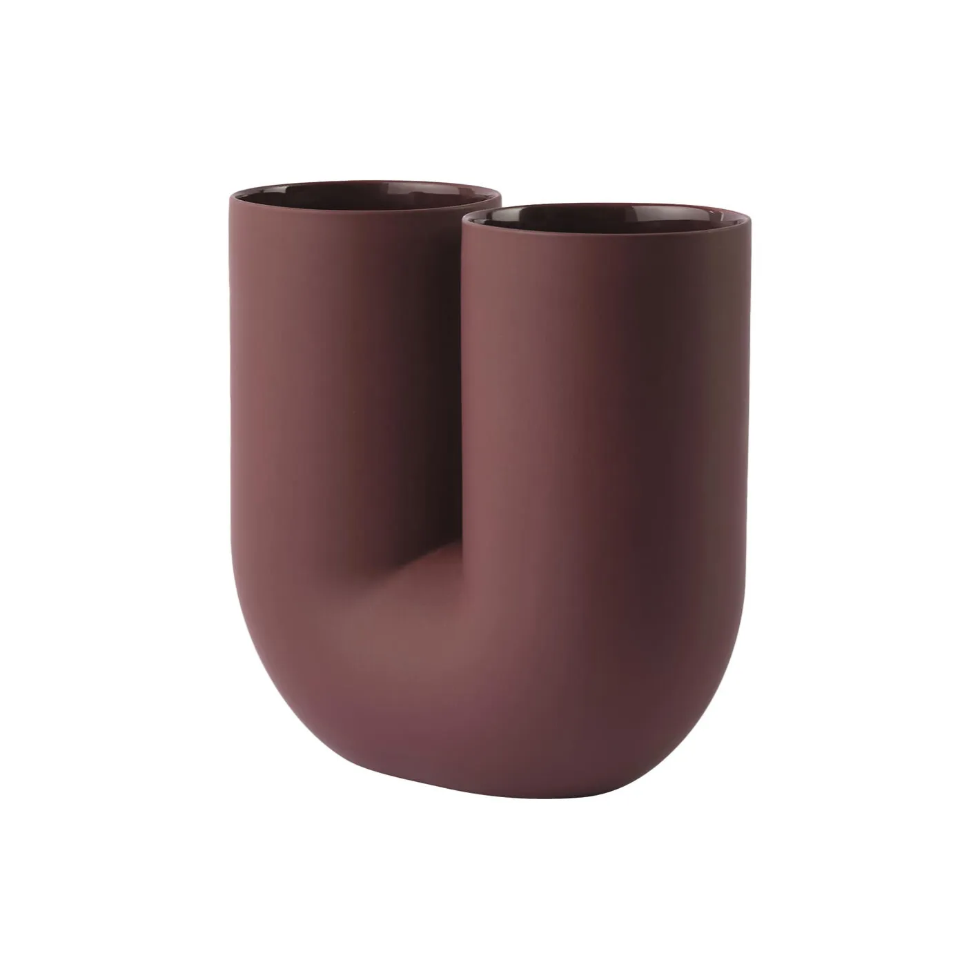 Discount Muuto Kink Vase, deep red