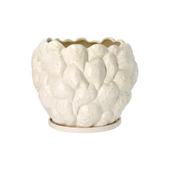 Villa Collection Klast vase/skjuler, offwhite> Vaser