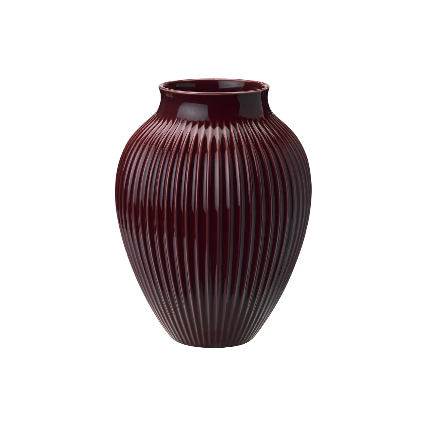 Sale Knabstrup Keramik Knabstrup vase ripple, berry ripple berry