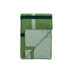 Sale Røros Tweed KNUT Throw, field green
