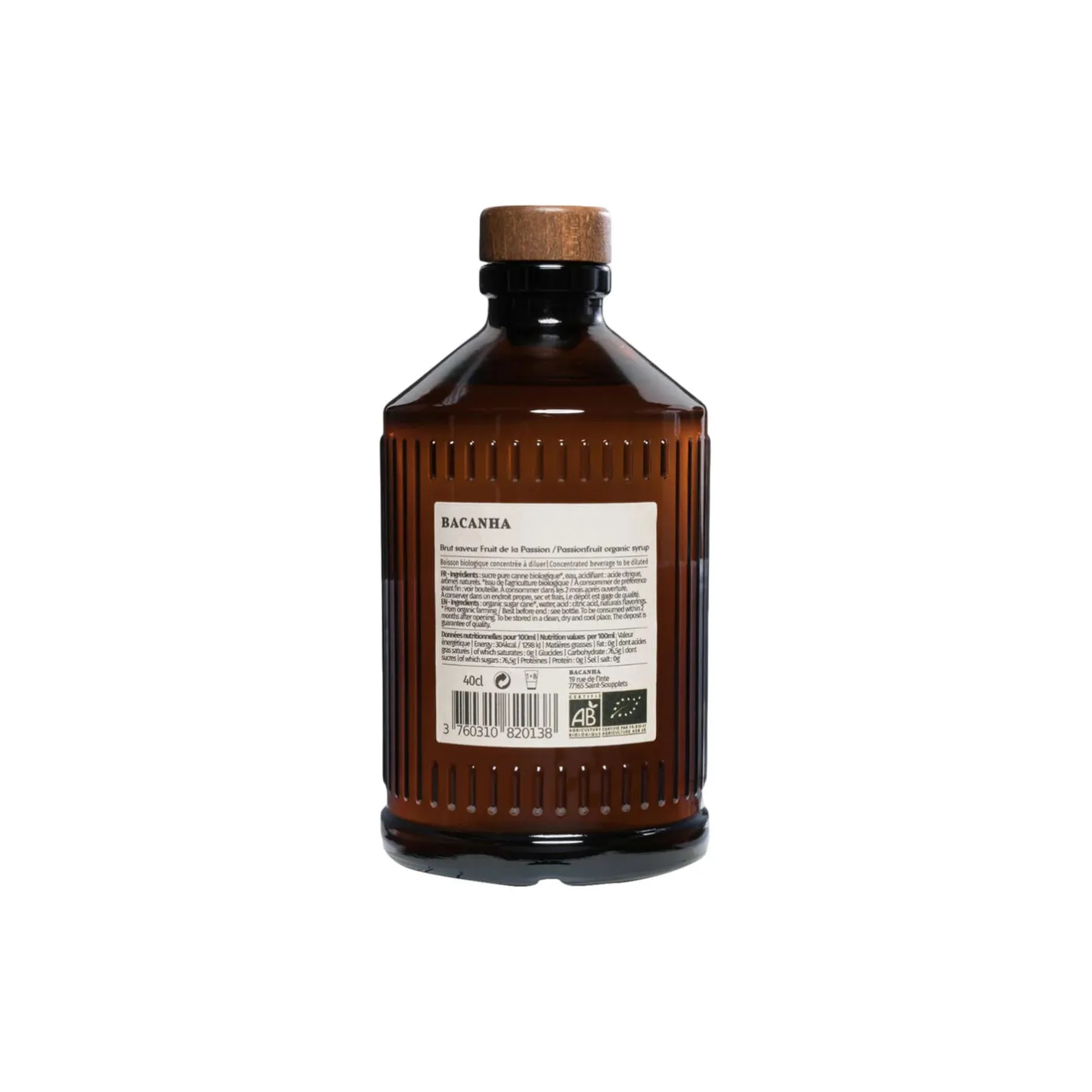 Discount Bacanha Økologisk sirup - Passionsfrugt