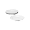 Georg Jensen KOPPEL sæt af frokosttallerkener 22 cm 4 stk., hvid> Tallerkener