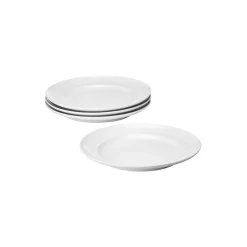 Georg Jensen KOPPEL sæt af middagstallerkener 27 cm 4 stk., hvid> Tallerkener