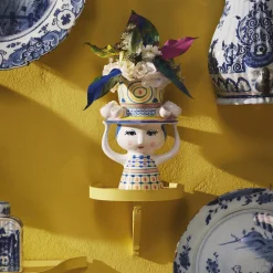 Bjørn Wiinblad Lady with Hat vase, blå><noscript><img width=