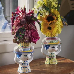 Bjørn Wiinblad Lady with Hat vase, grøn><noscript><img width=