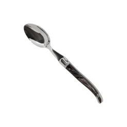 Clearance Laguiole Tradition spiseske, sort horn struktur