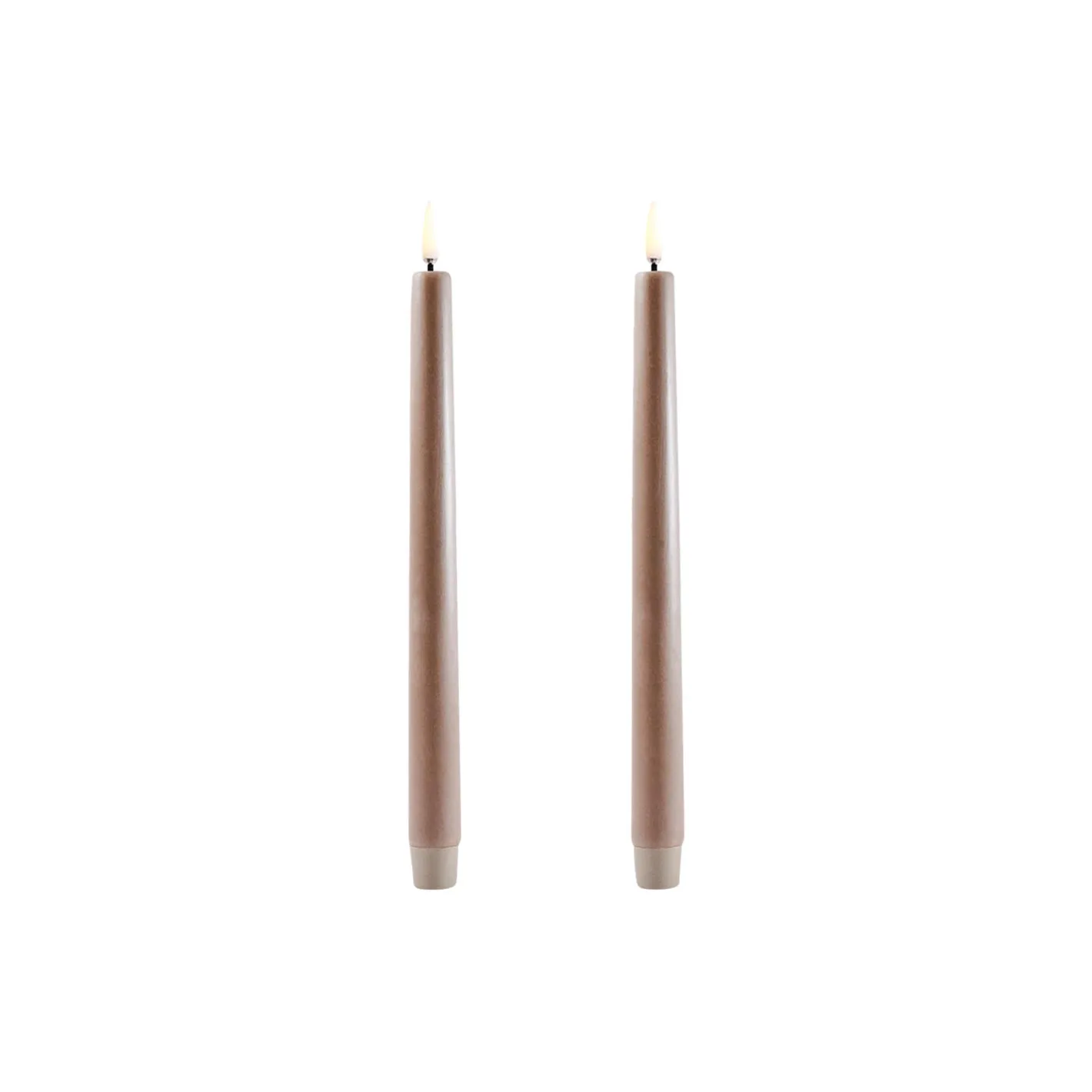 Uyuni Lighting LED Classic Taper Candle 25 cm 2 pcs,> Lys & Duftlys