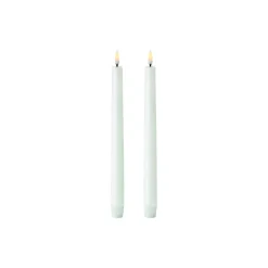 New Uyuni Lighting LED Classic Taper Candle 25 cm 2 pcs, nordic white