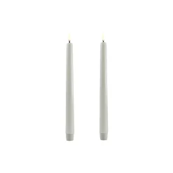 Uyuni Lighting LED Classic Taper Candle 25 cm 2 pcs,> Lys & Duftlys