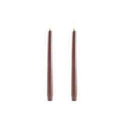 Uyuni Lighting LED Classic Taper Candle 25 cm 2 pcs,> Lys & Duftlys