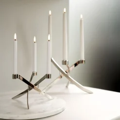 Uyuni Lighting LED Mini Taper Candle 14 cm 2 pcs, nordic white> Lys & Duftlys