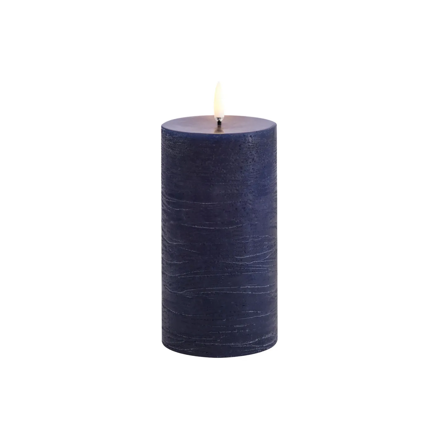 New Uyuni Lighting LED Pillar Candle 15 cm, dark blue