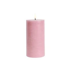 New Uyuni Lighting LED Pillar Candle 15 cm, dusty rose