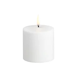 Uyuni Lighting LED Pillar Candle 7 cm,> Lys & Duftlys