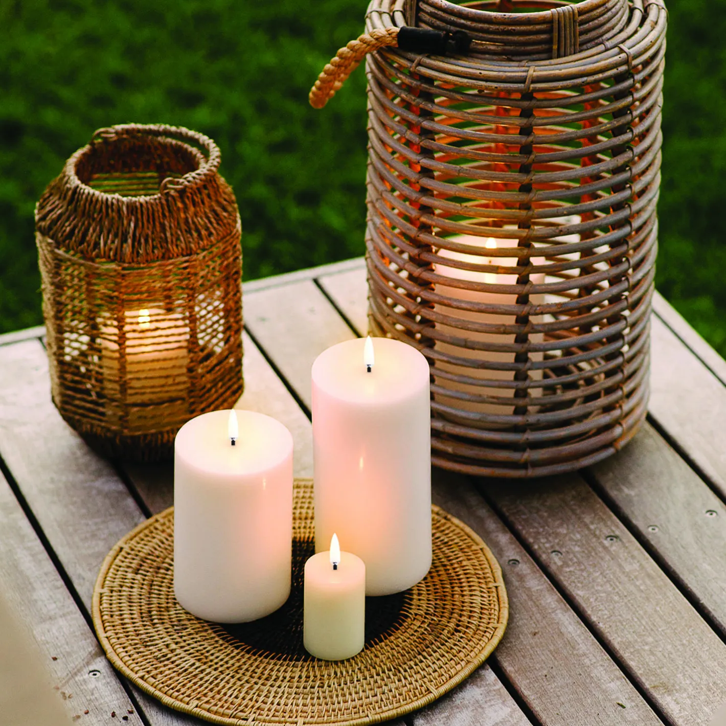 Uyuni Lighting LED Pillar Candle 10 cm,> Lys & Duftlys