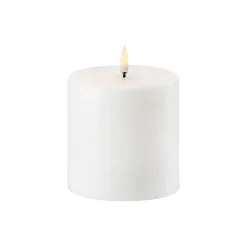 Uyuni Lighting LED Pillar Candle 10 cm,> Lys & Duftlys