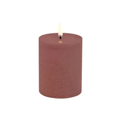 Uyuni Lighting LED Pillar Candle 10 cm, terracotta