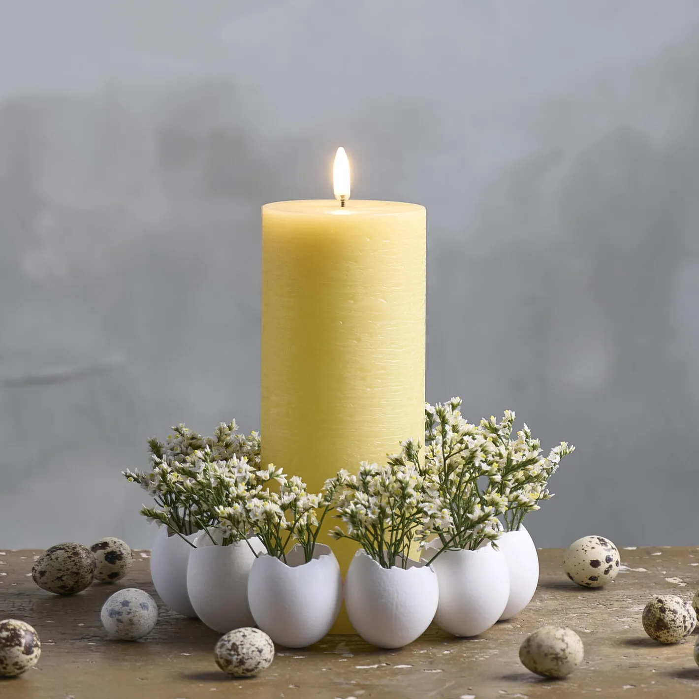 Uyuni Lighting LED Pillar Candle 20 cm,> Lys & Duftlys