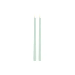 Uyuni Lighting LED Slim Taper Candle 32 cm 2 pcs,> Lys & Duftlys