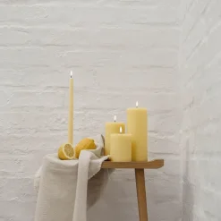 Clearance Uyuni Lighting LED Slim Taper Candle 32 cm 2 pcs, wheat yellow