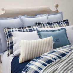Ralph Lauren Home Linden Plaid dynebetræk, multi><noscript><img width=