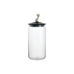 Alessi LuláJar opbevaringsglas, sort> Køkkenopbevaring