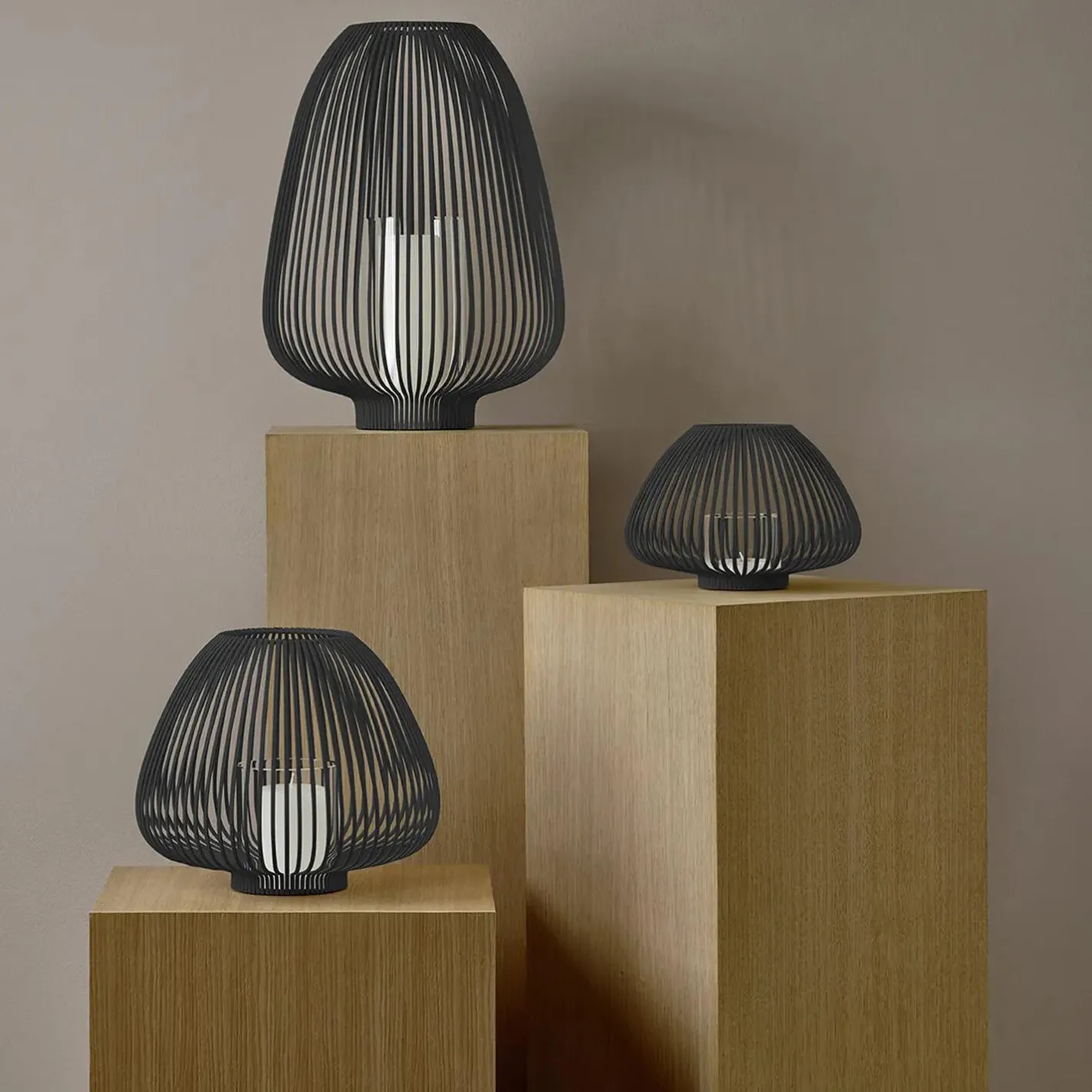 Outlet Blomus LYVA Lanterne L, black