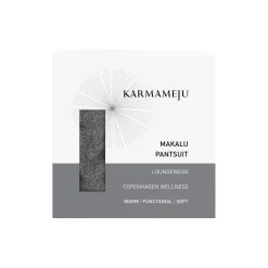 Karmameju MAKALU fleece pantsuit, dark grey>Dame Nattøj & Loungewear|Badekåber