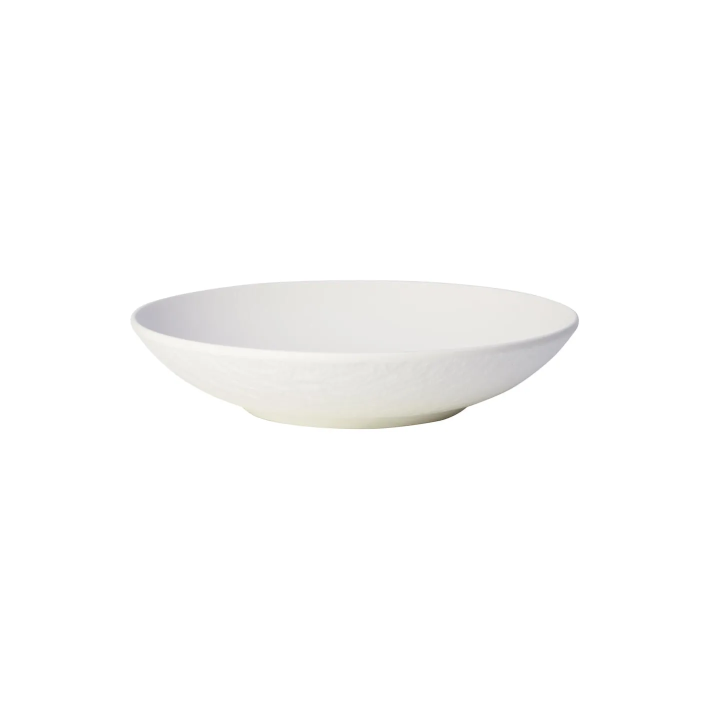 Villeroy & Boch Manufacture Rock Blanc dyb tallerken Ø 24 cm