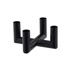 Clearance Uyuni Lighting Matrix Mini Taper Candleholder 4 Arm, matte black