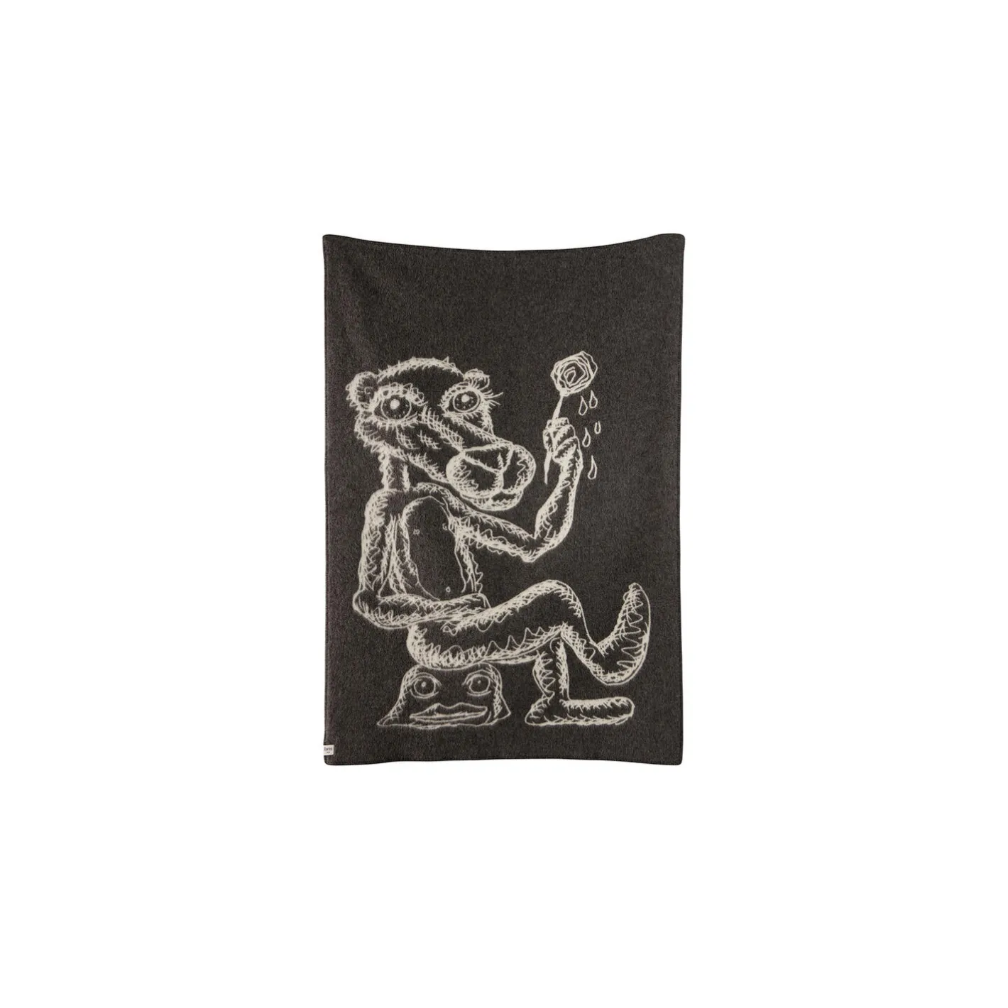 Røros Tweed MELGAARD Throw, grey/natural