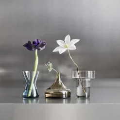 Outlet Orrefors Midsummer Bird's-foot Trefoil Mini vase 8,8 cm, grey