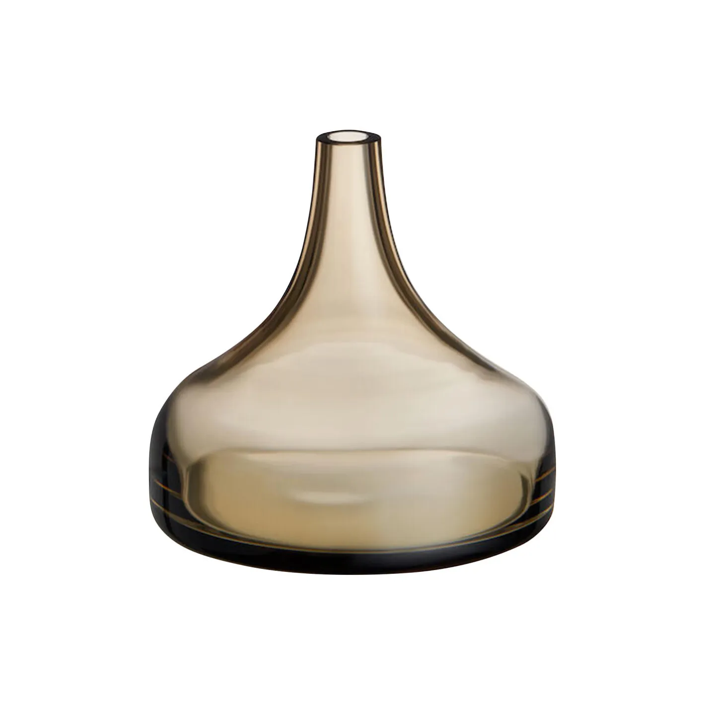 Orrefors Midsummer Water Avens Mini vase 8,2 cm, brown> Vaser