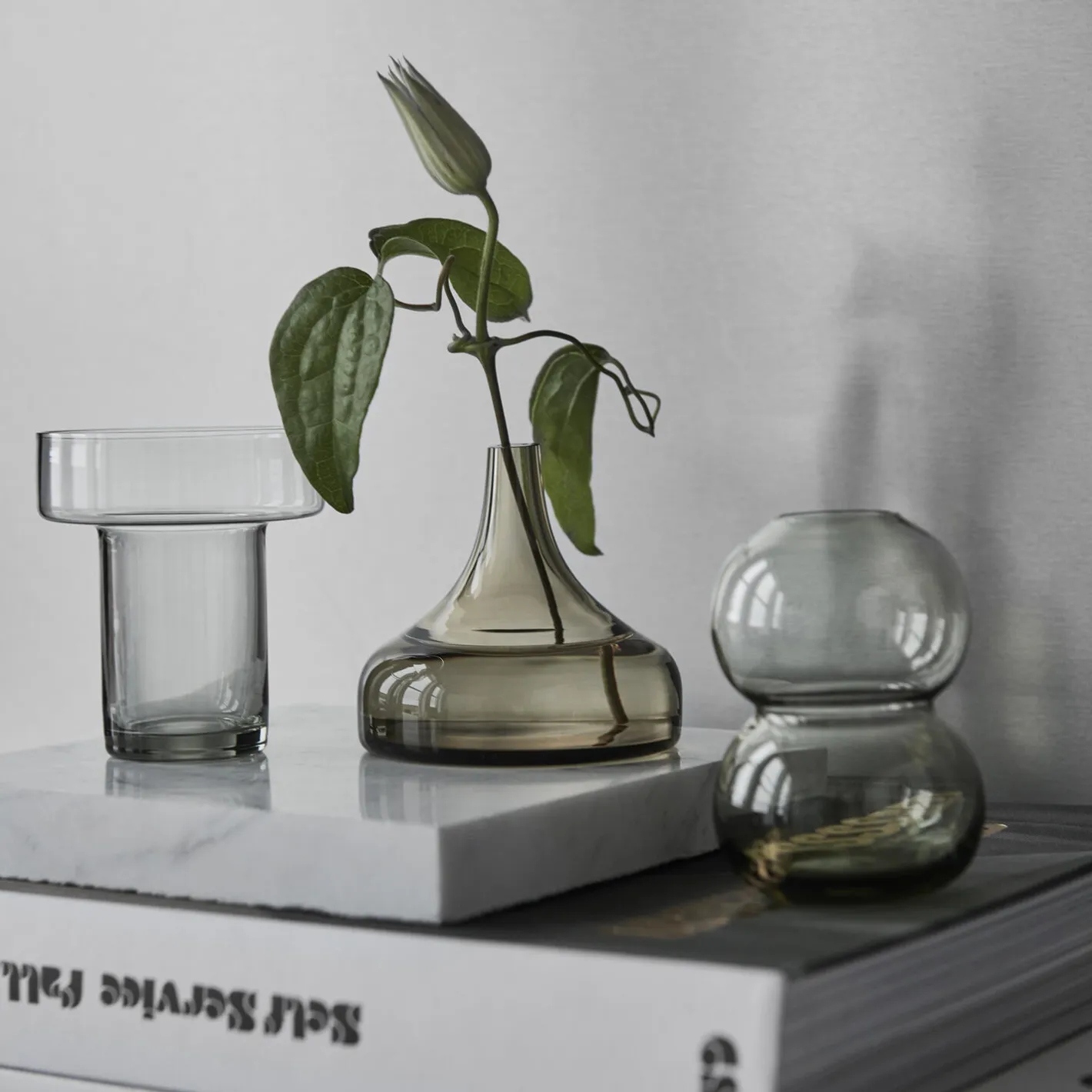 Orrefors Midsummer Water Avens Mini vase 8,2 cm, brown> Vaser