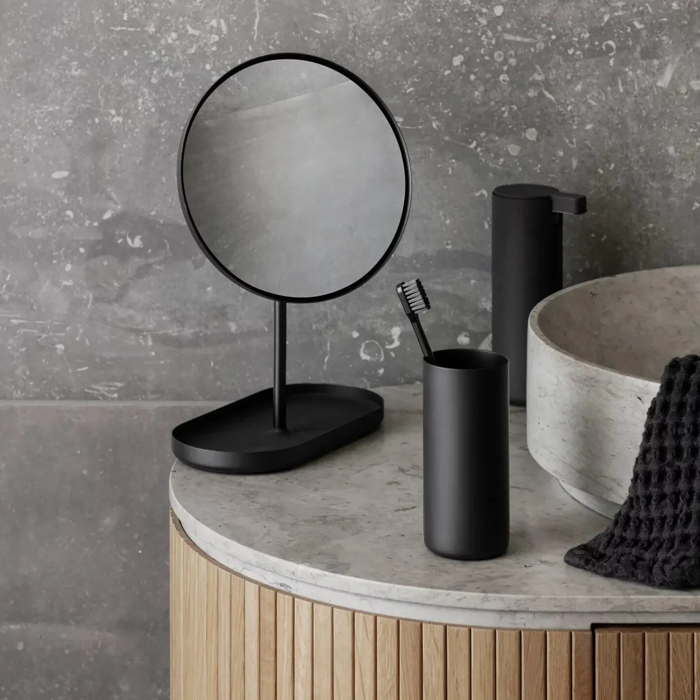 Outlet Blomus MODO Toothbrush Holder, black