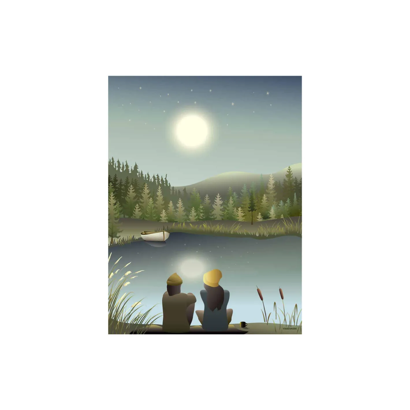 ViSSEVASSE MOONLIGHT WITH YOU plakat> Plakater & Rammer