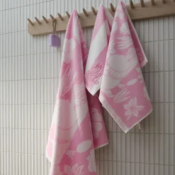 Discount Moomin Arabia Mumi badehåndklæde seashells pink