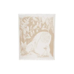 Discount Moomin Arabia Mumi bomuldstæppe, beige