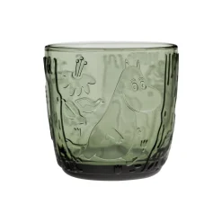 Moomin Arabia Mumi drikkeglas 28 cl 2 stk., pine green