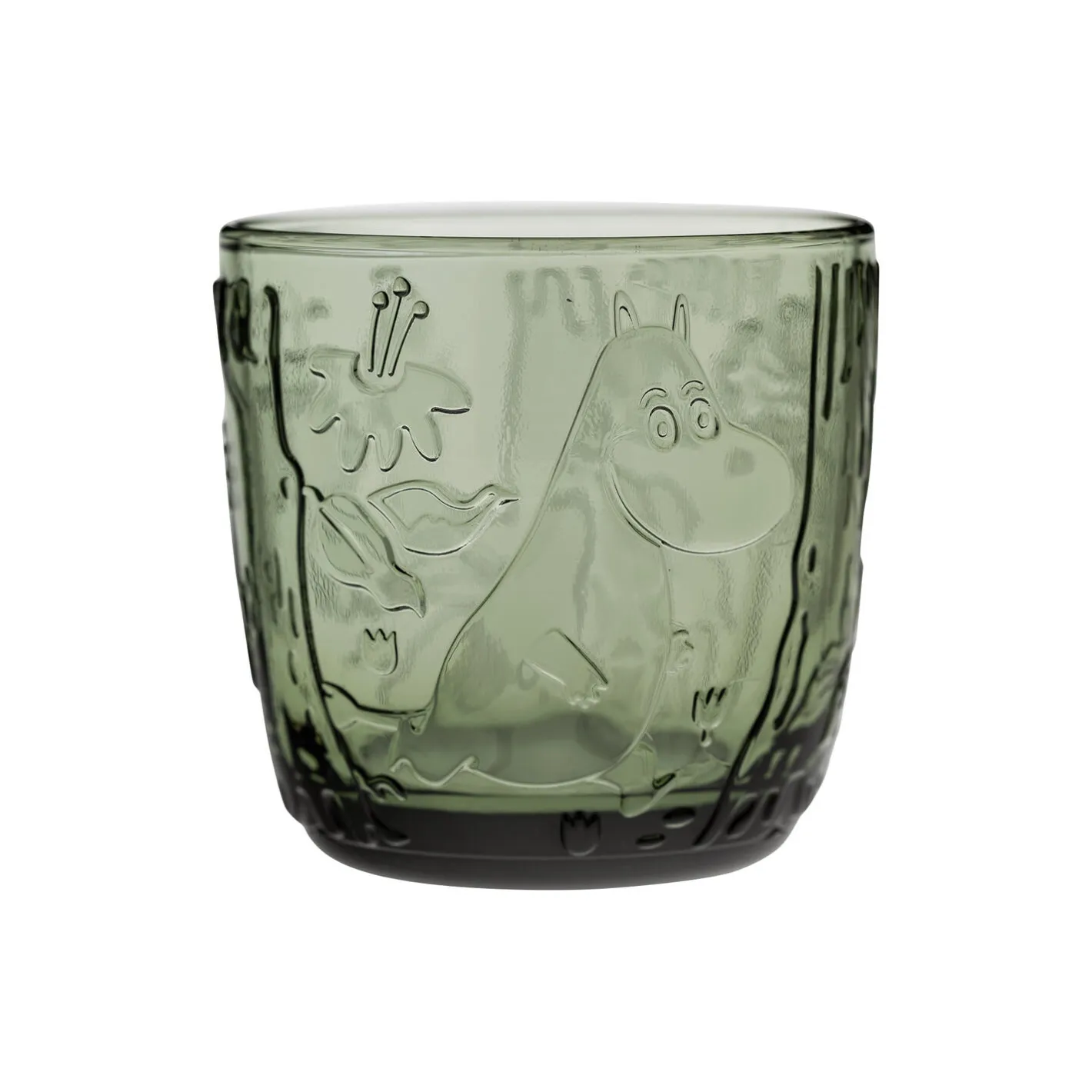 Moomin Arabia Mumi drikkeglas 28 cl 2 stk., pine green